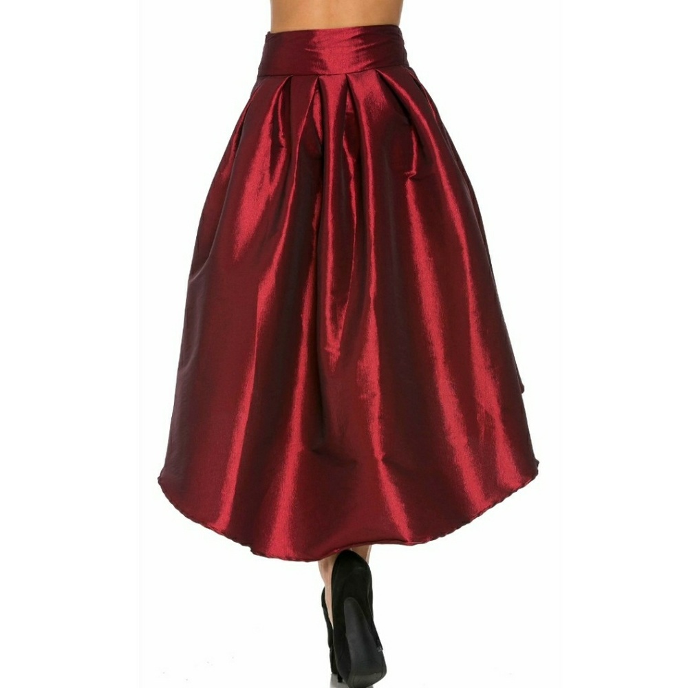 Haute Monde Hi Lo Bow Skirt - Picture 4 of 5